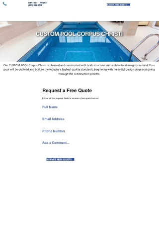 CUSTOM POOL corpus christi ppt