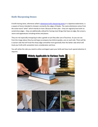 Is it whetstone knife sharpening stone set