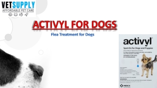 Buy Activyl for Dogs |Flea Treatment|Online at Lowest Price in Australia