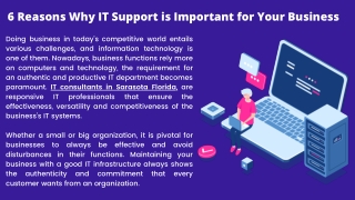 6 Reasons Why IT Support is Important for Your Business