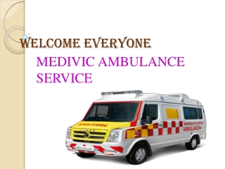 World Class Ambulance Service in Maharatoli and Masibari by Medivic Ambulance