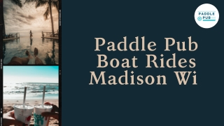 Paddle Pub Madison WI boat rides