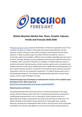 Global Abrasives Market.docx