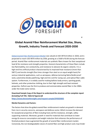Global Aramid Fiber Reinforcement Market.docx