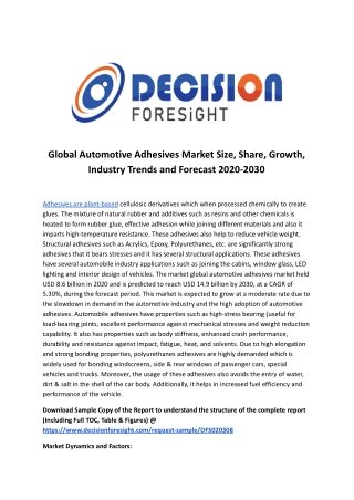 Global Automotive Adhesives Market.docx