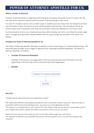POWER OF ATTORNEY APOSTILLE FOR UK