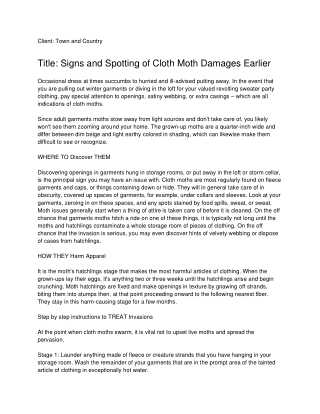 Signs and Spotting of Cloth Moth Damages Earlier_ TAC