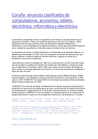 electronic goods