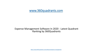 Expense Management Software In 2021 - Latest Quadrant Ranking by 360Quadrants