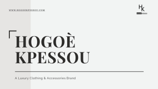 Hogoè Kpessou | A Luxury Collections Brand