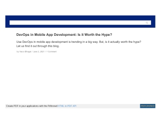 DevOps in Mobile App Development: Is it Worth the Hype?