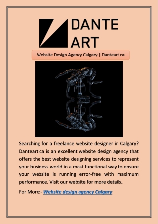 Website Design Agency Calgary | Danteart.ca