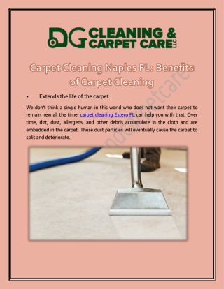 Carpet Cleaning in Naples FL