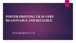 Custom Poster Printing
