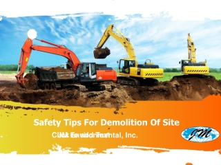 Safety Tips For Demolition Of Site