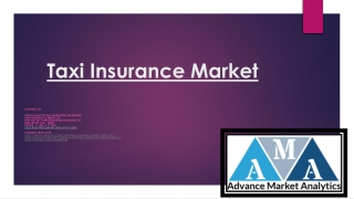 Taxi Insurance Market