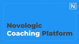 Novologic Coaching Platform