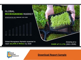 Microgreens Market May See a Big Move by 2028