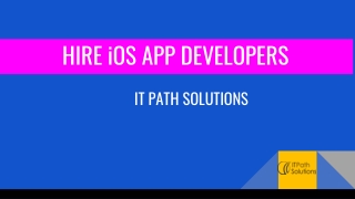 Hire iOS App Developers & iOS App Development Company