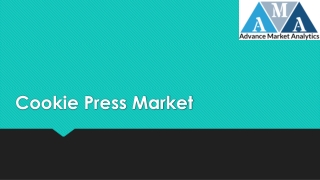 Cookie Press Market Latest Review: Know More about Industry Gainers