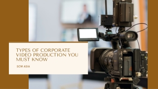 Corporate Video Production