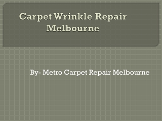 Carpet Repair Doctor – Metro Carpet Repair Melbourne