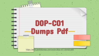 Obtain Effective DOP-C01 Exam Dumps Pdf - {2021} Updated DOP-C01 Study Material