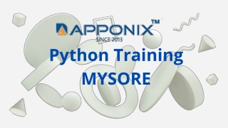 Python Training in MYSORE