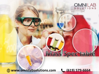 Best manufacturer and supplier of Mass Spec Table - OMNI Lab Solutions