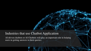 Industries that use Chatbot Application | AI Chatbot