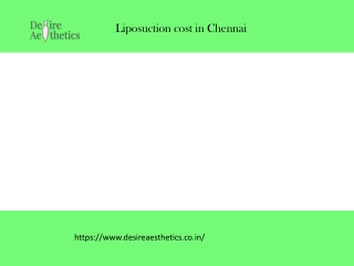 Liposuction cost in Chennai