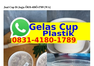 Jual Cup Di Jogja ౦8ᣮI.4I8౦.I78ᑫ(WA)