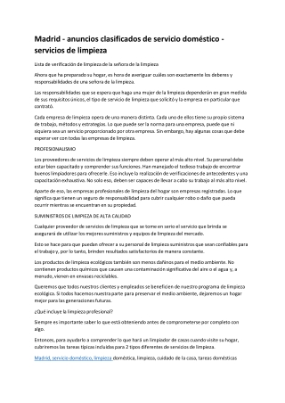 Madrid servicio doméstico - servicios de limpieza (1)