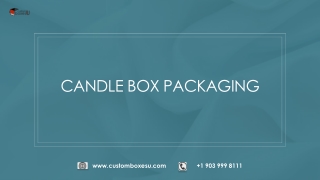 Candle Box packaging
