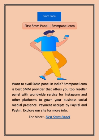 First Smm Panel | Smmpanel.com