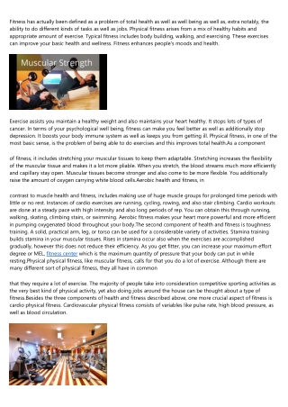 quality fitness instructor: A Simple Definition