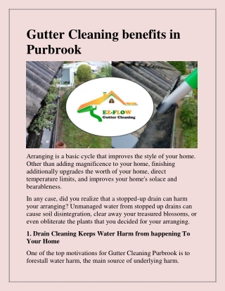 Looking for Gutter Cleaning in Estimate Purbrook