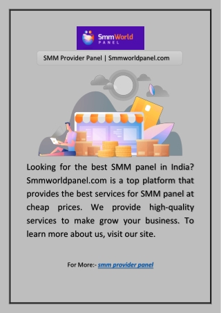 SMM Provider Panel | Smmworldpanel.com    