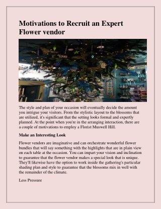 Find the best Flower Delivery in Muswell Hill