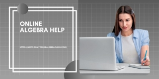 Online Algebra Help