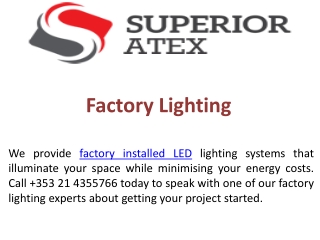 Factory Lighting