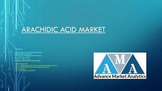 Arachidic Acid Market