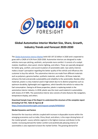 Global Automotive Interior Market.docx