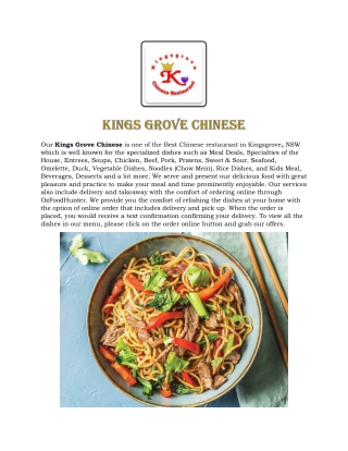Kings Grove Chinese