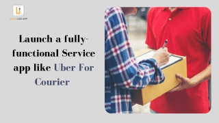 Get Uber for Courier app development services for Android and iOS