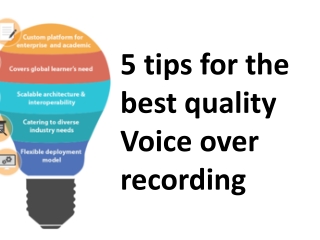 Voice Over Recording Services