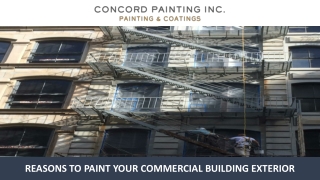 Reasons to Paint Your Commercial Building Exterior