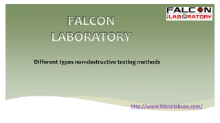 Different types non-destructive testing methods