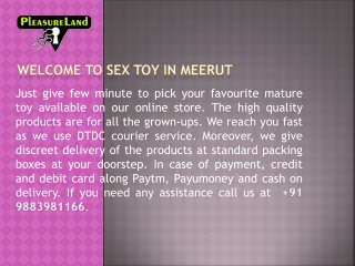 Sex Toys In Meerut Call  919883981166