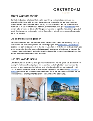 Hotel Oosterschelde